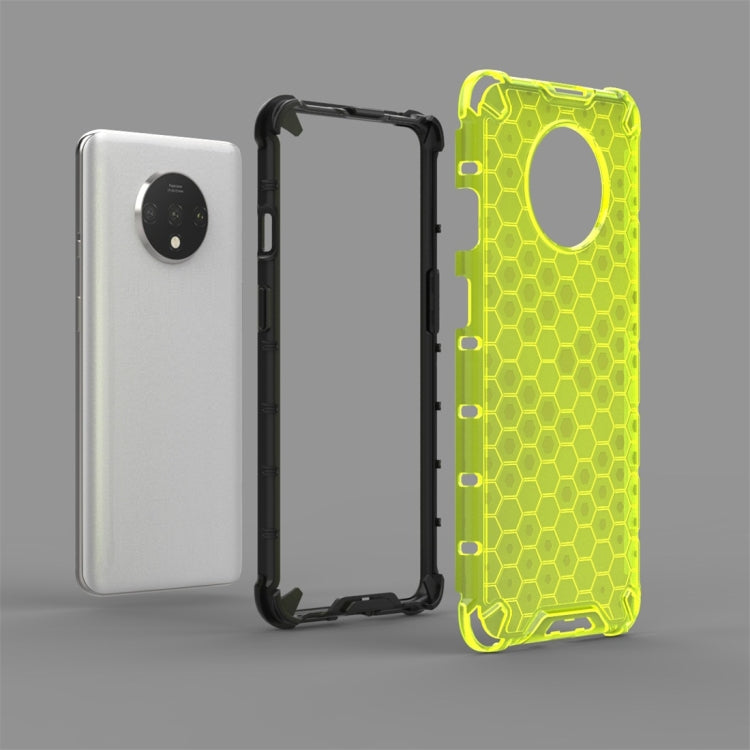 For OnePlus 7T Shockproof Honeycomb PC + TPU Case(Black) - Xiaomi Cases by buy2fix | Online Shopping UK | buy2fix