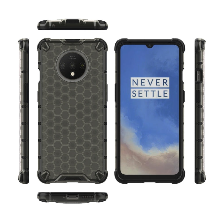 For OnePlus 7T Shockproof Honeycomb PC + TPU Case(Black) - Xiaomi Cases by buy2fix | Online Shopping UK | buy2fix