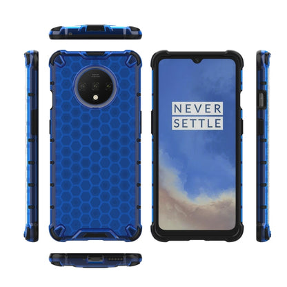 For OnePlus 7T Shockproof Honeycomb PC + TPU Case(Blue) - Xiaomi Cases by buy2fix | Online Shopping UK | buy2fix