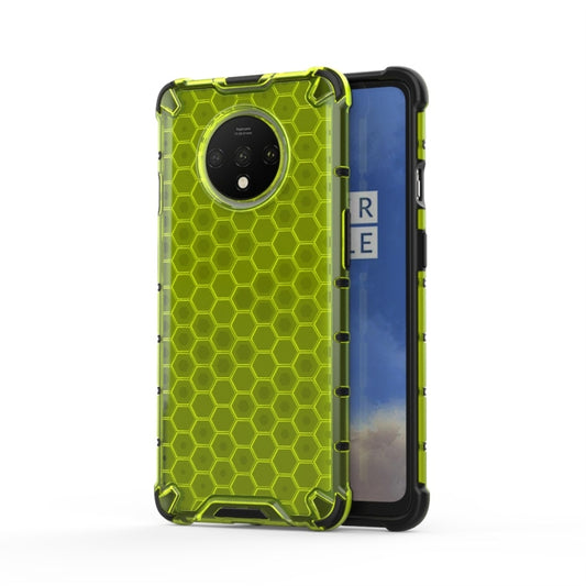 For OnePlus 7T Shockproof Honeycomb PC + TPU Case(Green) - Xiaomi Cases by buy2fix | Online Shopping UK | buy2fix