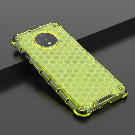 For OnePlus 7T Shockproof Honeycomb PC + TPU Case(Green) - Xiaomi Cases by buy2fix | Online Shopping UK | buy2fix