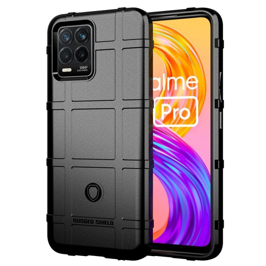 For OPPO Realme 8 Pro Full Coverage Shockproof TPU Case(Black) - Realme Cases by buy2fix | Online Shopping UK | buy2fix