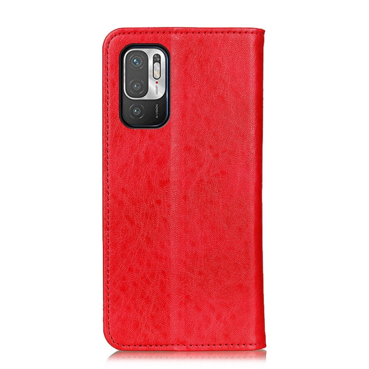 For Xiaomi Redmi Note 10 5G / Poco M3 Pro 4G / Poco M3 Pro 5G Magnetic Crazy Horse Texture Horizontal Flip Leather Case with Holder & Card Slots & Wallet(Red) - Xiaomi Cases by buy2fix | Online Shopping UK | buy2fix