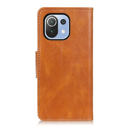 For Xiaomi Mi 11 Lite Mirren Crazy Horse Texture Horizontal Flip Leather Case with Holder & Card Slots & Wallet(Brown) - Xiaomi Cases by buy2fix | Online Shopping UK | buy2fix