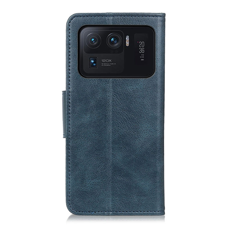 For Xiaomi Mi 11 Ultra Mirren Crazy Horse Texture Horizontal Flip Leather Case with Holder & Card Slots & Wallet(Blue) - Xiaomi Cases by buy2fix | Online Shopping UK | buy2fix