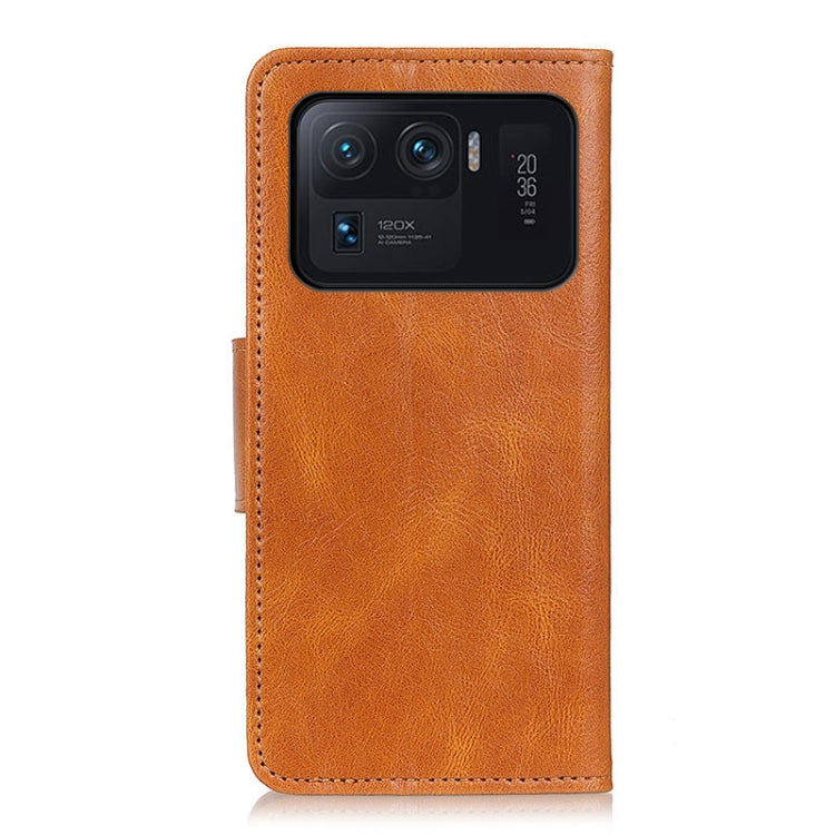 For Xiaomi Mi 11 Ultra Mirren Crazy Horse Texture Horizontal Flip Leather Case with Holder & Card Slots & Wallet(Brown) - Xiaomi Cases by buy2fix | Online Shopping UK | buy2fix