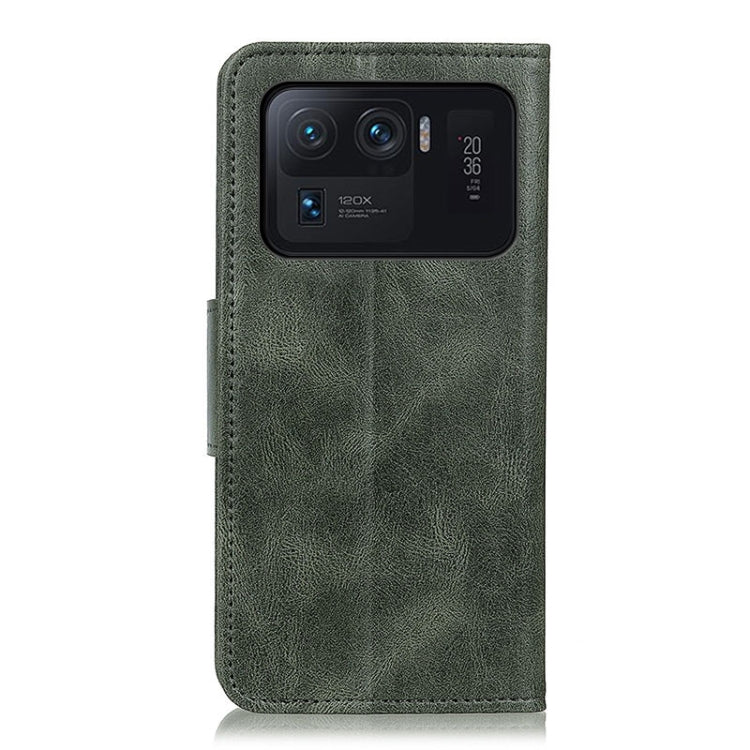 For Xiaomi Mi 11 Ultra Mirren Crazy Horse Texture Horizontal Flip Leather Case with Holder & Card Slots & Wallet(Dark Green) - Xiaomi Cases by buy2fix | Online Shopping UK | buy2fix