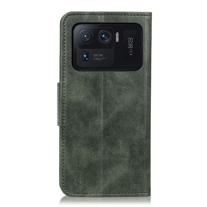For Xiaomi Mi 11 Ultra Mirren Crazy Horse Texture Horizontal Flip Leather Case with Holder & Card Slots & Wallet(Dark Green) - Xiaomi Cases by buy2fix | Online Shopping UK | buy2fix