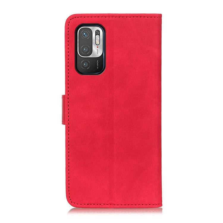 For Xiaomi Poco M3 Pro 4G / Poco M3 Pro 5G / Redmi Note 10 5G KHAZNEH Retro Texture PU + TPU Horizontal Flip Leather Case with Holder & Card Slots & Wallet(Red) - Xiaomi Cases by buy2fix | Online Shopping UK | buy2fix