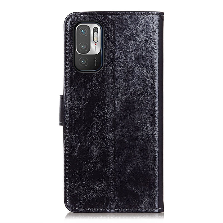 For Xiaomi Poco M3 Pro 4G / Poco M3 Pro 5G / Redmi Note 10 5G Retro Crazy Horse Texture Horizontal Flip Leather Case with Holder & Card Slots & Photo Frame & Wallet(Black) - Xiaomi Cases by buy2fix | Online Shopping UK | buy2fix