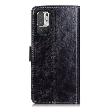 For Xiaomi Poco M3 Pro 4G / Poco M3 Pro 5G / Redmi Note 10 5G Retro Crazy Horse Texture Horizontal Flip Leather Case with Holder & Card Slots & Photo Frame & Wallet(Black) - Xiaomi Cases by buy2fix | Online Shopping UK | buy2fix