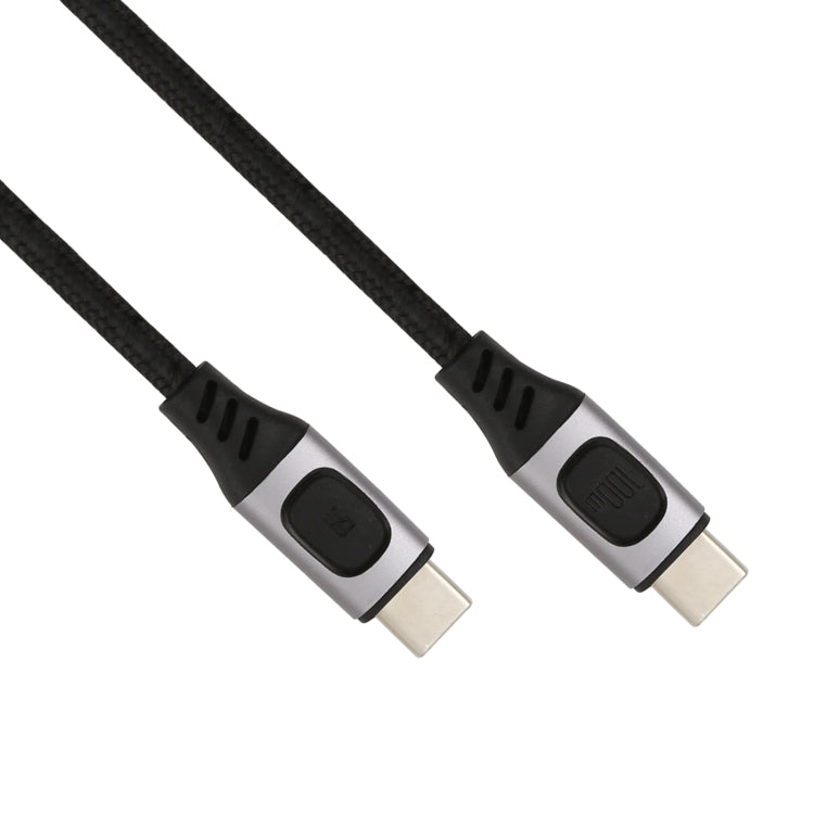 100W 5A USB-C / Type-C Male to USB-C / Type-C Male PD Fast Charging Braided Data Cable, Cable Length:1m by buy2fix