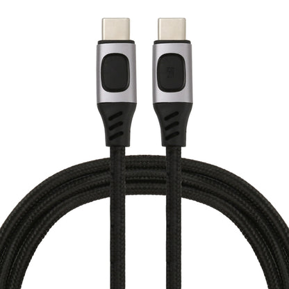 100W 5A USB-C / Type-C Male to USB-C / Type-C Male PD Fast Charging Braided Data Cable, Cable Length:1.5m - USB-C & Type-C Cable by buy2fix | Online Shopping UK | buy2fix