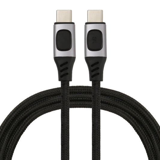 100W 5A USB-C / Type-C Male to USB-C / Type-C Male PD Fast Charging Braided Data Cable, Cable Length:1.5m - USB-C & Type-C Cable by buy2fix | Online Shopping UK | buy2fix