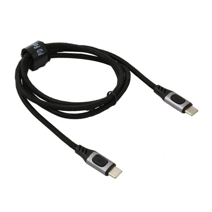 100W 5A USB-C / Type-C Male to USB-C / Type-C Male PD Fast Charging Braided Data Cable, Cable Length:1.5m - USB-C & Type-C Cable by buy2fix | Online Shopping UK | buy2fix