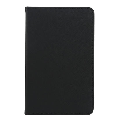 For Lenovo Tab M8 360 Degree Rotation Litchi Texture Horizontal Flip Leather Case with Holder(Black) - Lenovo by buy2fix | Online Shopping UK | buy2fix