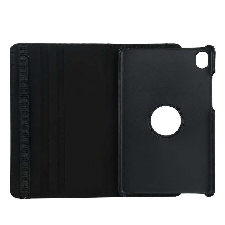 For Lenovo Tab M8 360 Degree Rotation Litchi Texture Horizontal Flip Leather Case with Holder(Black) - Lenovo by buy2fix | Online Shopping UK | buy2fix