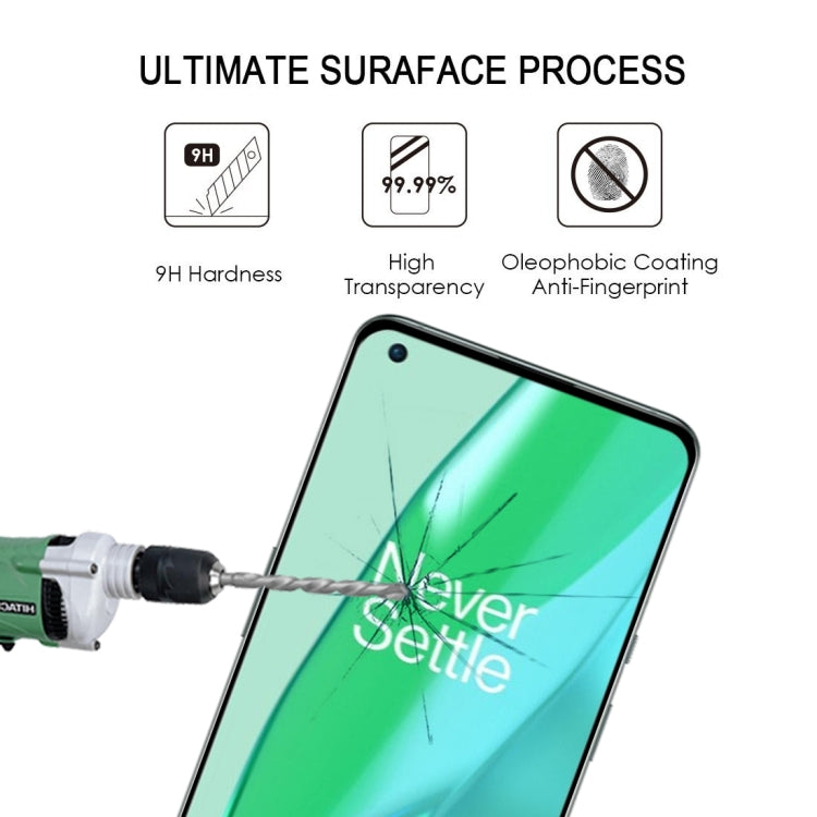 For OnePlus 9 Pro Full Glue 9H HD 3D Curved Edge Tempered Glass Film(Black) by buy2fix