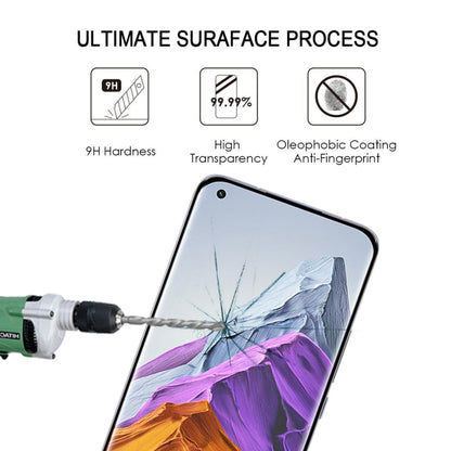 For Xiaomi Mi 11 Pro Full Glue 9H HD 3D Curved Edge Tempered Glass Film(Black) by buy2fix