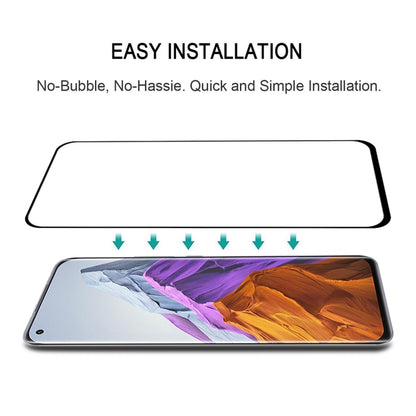 For Xiaomi Mi 11 Pro Full Glue 9H HD 3D Curved Edge Tempered Glass Film(Black) by buy2fix