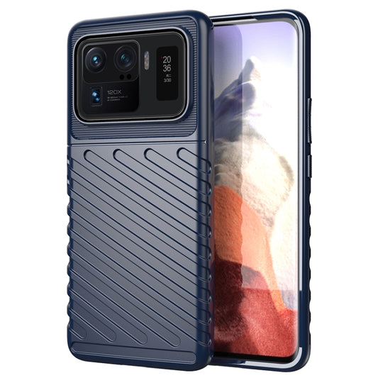 For Xiaomi Mi 11 Ultra Thunderbolt Shockproof TPU Protective Soft Case(Blue) - Xiaomi Cases by buy2fix | Online Shopping UK | buy2fix