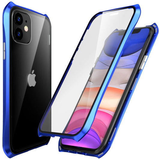 For iPhone 11 PC Magneto Shell Series All-Inclusive Anti-Fall Waterproof Protection Case(Blue) - iPhone 11 Cases by buy2fix | Online Shopping UK | buy2fix
