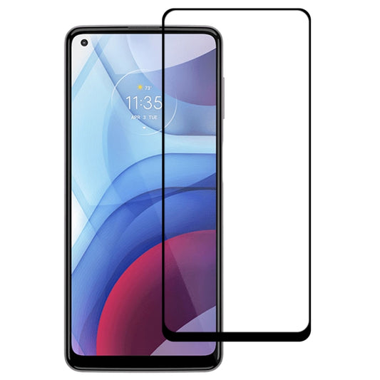 For Motorola Moto G Power (2021) Full Glue Full Screen Tempered Glass Film - Motorola Tempered Glass by buy2fix | Online Shopping UK | buy2fix