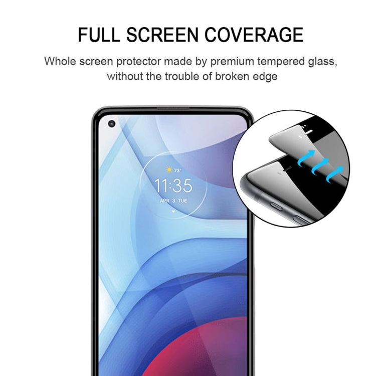 For Motorola Moto G Power (2021) Full Glue Full Screen Tempered Glass Film - Motorola Tempered Glass by buy2fix | Online Shopping UK | buy2fix