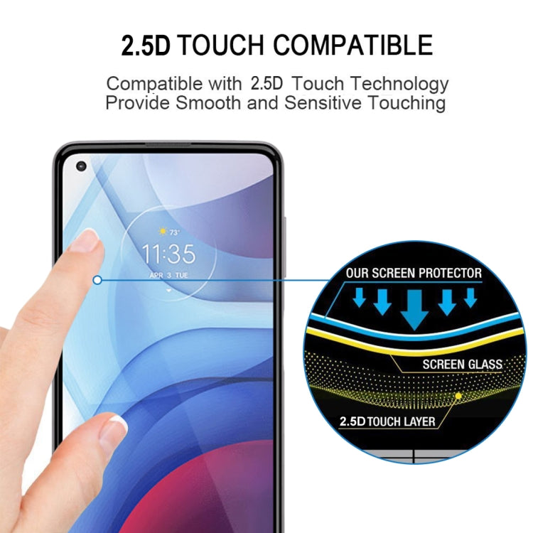 For Motorola Moto G Power (2021) Full Glue Full Screen Tempered Glass Film - Motorola Tempered Glass by buy2fix | Online Shopping UK | buy2fix