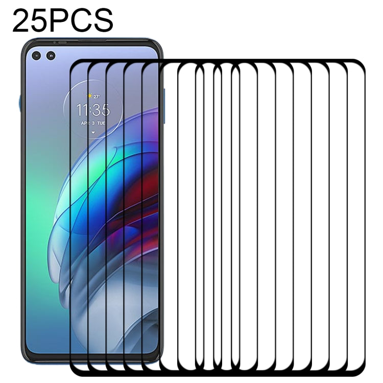 For Motorola Moto G100 25 PCS Full Glue Full Screen Tempered Glass Film - Motorola Tempered Glass by buy2fix | Online Shopping UK | buy2fix