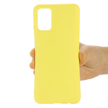 For Samsung A52 5G / 4G Pure Color Liquid Silicone Shockproof Full Coverage Case(Yellow) by buy2fix