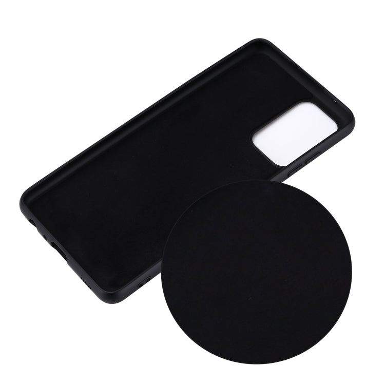 For Samsung A52 5G / 4G Pure Color Liquid Silicone Shockproof Full Coverage Case(Black) by buy2fix