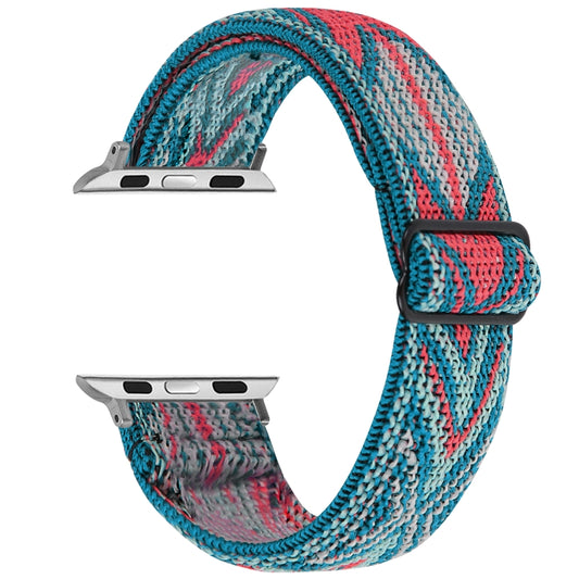 Elastic Watch Band For Apple Watch Series 7 45mm / 6 & SE & 5 & 4 44mm / 3 & 2 & 1 42mm(01) - Watch Bands by buy2fix | Online Shopping UK | buy2fix