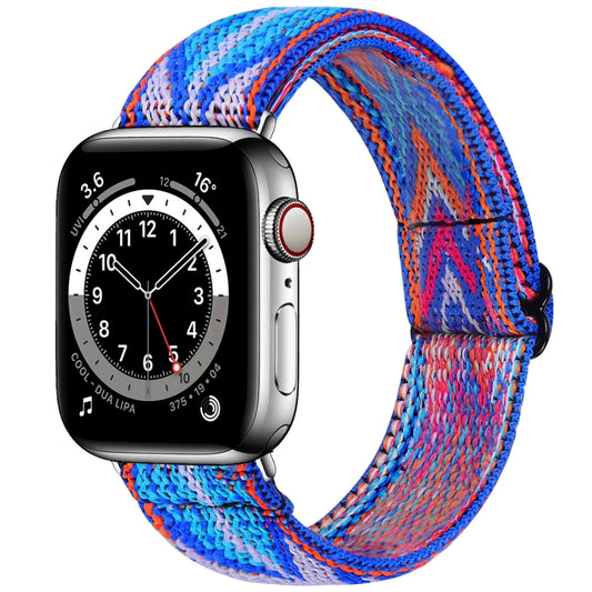 Elastic Watch Band For Apple Watch Series 7 45mm / 6 & SE & 5 & 4 44mm / 3 & 2 & 1 42mm(02) - Watch Bands by buy2fix | Online Shopping UK | buy2fix