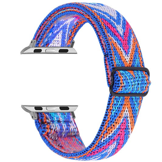 Elastic Watch Band For Apple Watch Series 7 45mm / 6 & SE & 5 & 4 44mm / 3 & 2 & 1 42mm(02) - Watch Bands by buy2fix | Online Shopping UK | buy2fix