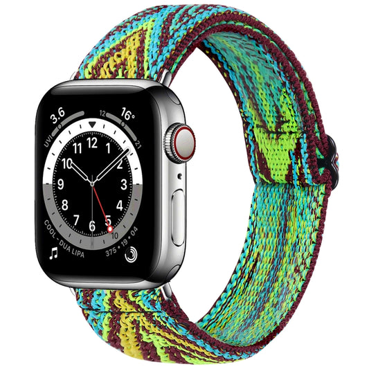 Elastic Watch Band For Apple Watch Series 7 45mm / 6 & SE & 5 & 4 44mm / 3 & 2 & 1 42mm(03) - Watch Bands by buy2fix | Online Shopping UK | buy2fix