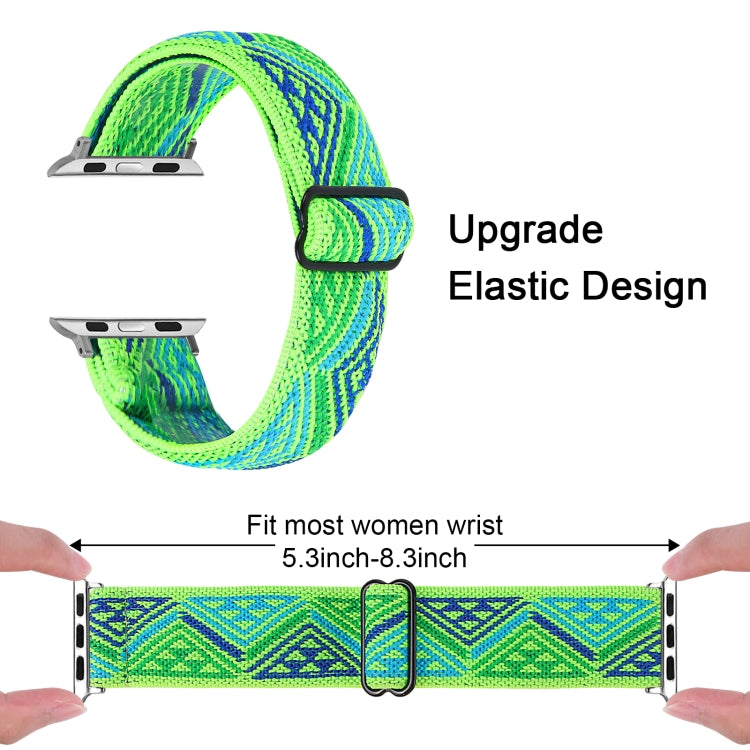 Elastic Watch Band For Apple Watch Series 7 45mm / 6 & SE & 5 & 4 44mm / 3 & 2 & 1 42mm(04) - Watch Bands by buy2fix | Online Shopping UK | buy2fix