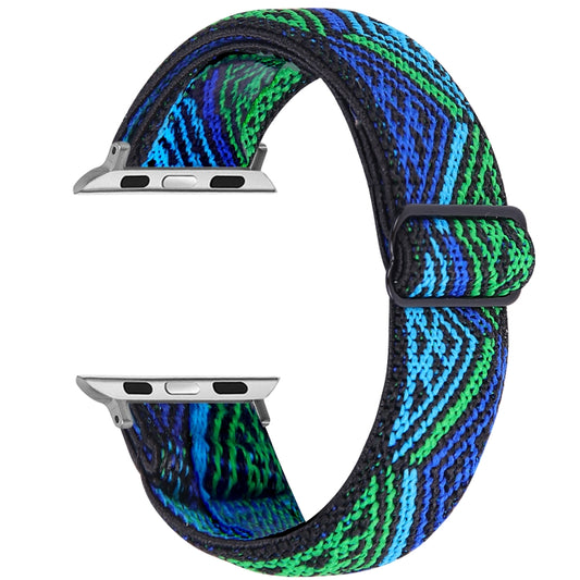 Elastic Watch Band For Apple Watch Series 7 45mm / 6 & SE & 5 & 4 44mm / 3 & 2 & 1 42mm(05) - Watch Bands by buy2fix | Online Shopping UK | buy2fix