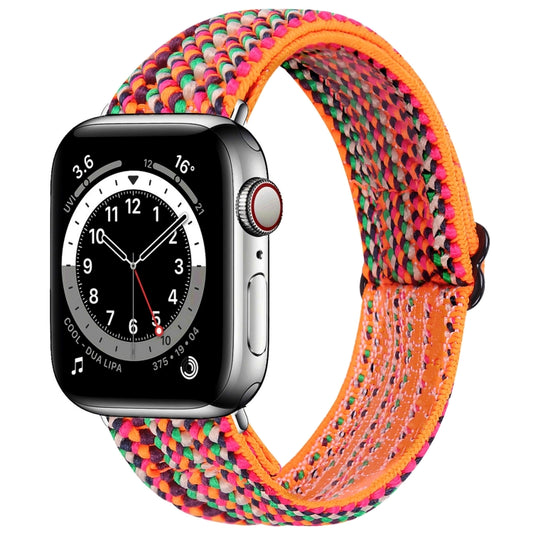 Elastic Watch Band For Apple Watch Series 7 45mm / 6 & SE & 5 & 4 44mm / 3 & 2 & 1 42mm(06) - Watch Bands by buy2fix | Online Shopping UK | buy2fix