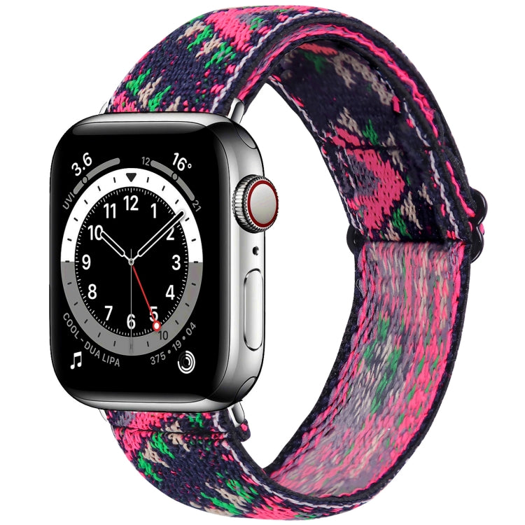 Elastic Watch Band For Apple Watch Series 7 45mm / 6 & SE & 5 & 4 44mm / 3 & 2 & 1 42mm(08) - Watch Bands by buy2fix | Online Shopping UK | buy2fix