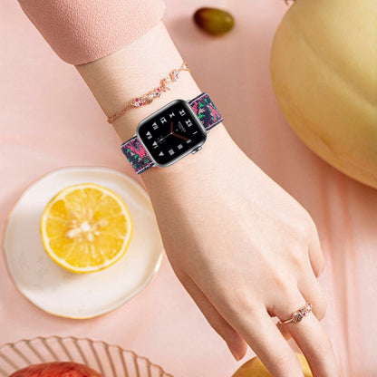 Elastic Watch Band For Apple Watch Series 7 45mm / 6 & SE & 5 & 4 44mm / 3 & 2 & 1 42mm(08) - Watch Bands by buy2fix | Online Shopping UK | buy2fix