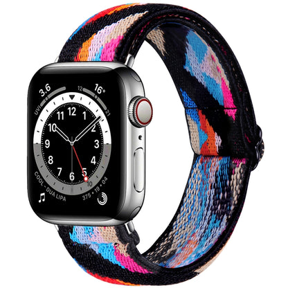 Elastic Watch Band For Apple Watch Ultra 49mm&Watch Ultra 2 49mm / Series 9&8&7 45mm / SE 3&SE 2&6&SE&5&4 44mm / 3&2&1 42mm(10) - Watch Bands by buy2fix | Online Shopping UK | buy2fix
