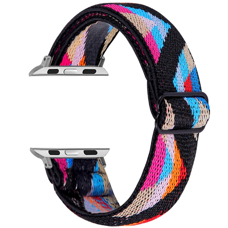 Elastic Watch Band For Apple Watch Ultra 49mm&Watch Ultra 2 49mm / Series 9&8&7 45mm / SE 3&SE 2&6&SE&5&4 44mm / 3&2&1 42mm(10) - Watch Bands by buy2fix | Online Shopping UK | buy2fix
