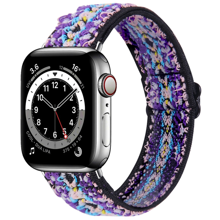 Elastic Watch Band For Apple Watch Series 7 45mm / 6 & SE & 5 & 4 44mm / 3 & 2 & 1 42mm(13) - Watch Bands by buy2fix | Online Shopping UK | buy2fix