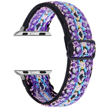 Elastic Watch Band For Apple Watch Series 7 45mm / 6 & SE & 5 & 4 44mm / 3 & 2 & 1 42mm(13) - Watch Bands by buy2fix | Online Shopping UK | buy2fix
