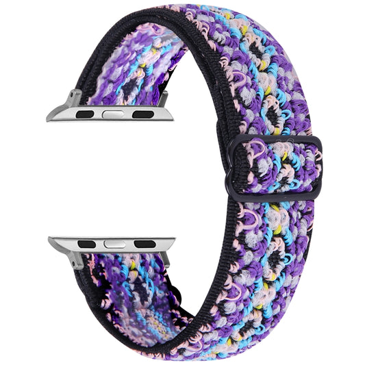 Elastic Watch Band For Apple Watch Series 7 45mm / 6 & SE & 5 & 4 44mm / 3 & 2 & 1 42mm(13) - Watch Bands by buy2fix | Online Shopping UK | buy2fix