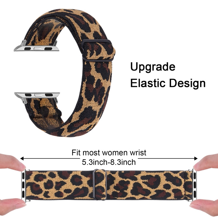 Elastic Watch Band For Apple Watch Series 7 45mm / 6 & SE & 5 & 4 44mm / 3 & 2 & 1 42mm(16) - Watch Bands by buy2fix | Online Shopping UK | buy2fix