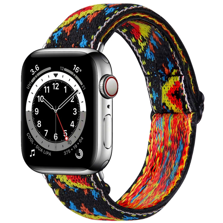 Elastic Watch Band For Apple Watch Series 7 41mm / 6 & SE & 5 & 4 40mm / 3 & 2 & 1 38mm(07) - Watch Bands by buy2fix | Online Shopping UK | buy2fix