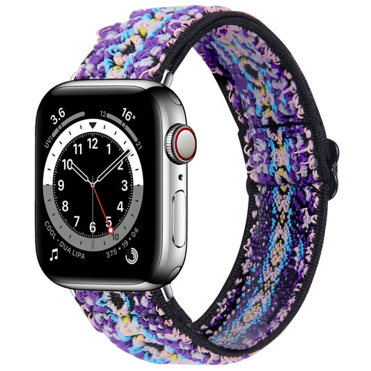 Elastic Watch Band For Apple Watch Series 7 41mm / 6 & SE & 5 & 4 40mm / 3 & 2 & 1 38mm(13) - Watch Bands by buy2fix | Online Shopping UK | buy2fix
