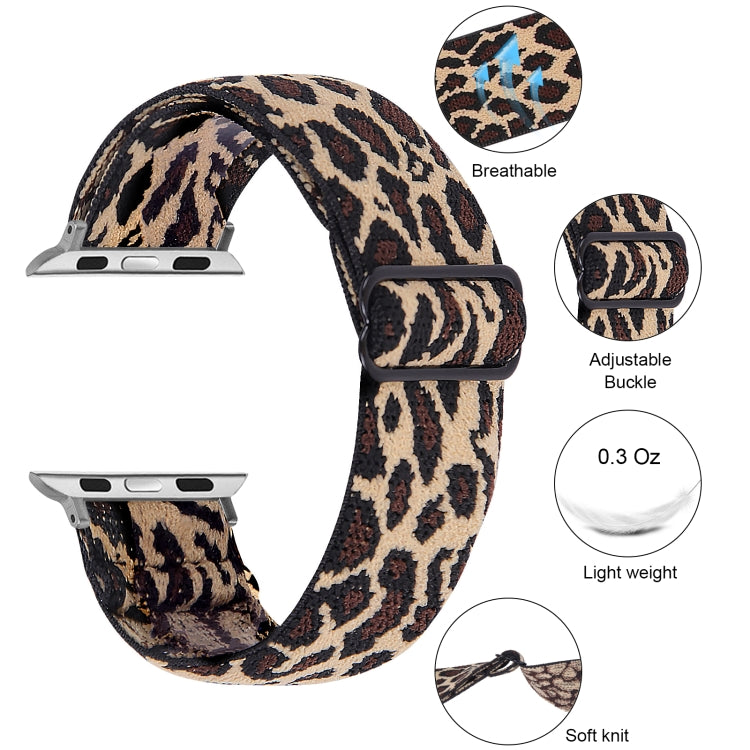 Elastic Watch Band For Apple Watch Series 7 41mm / 6 & SE & 5 & 4 40mm / 3 & 2 & 1 38mm(14) - Watch Bands by buy2fix | Online Shopping UK | buy2fix
